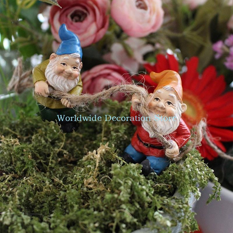 Q39b 4pcs Cüce Reçine Figürinl - Bonsai Garden With Pond incelemesi ve fiyatı