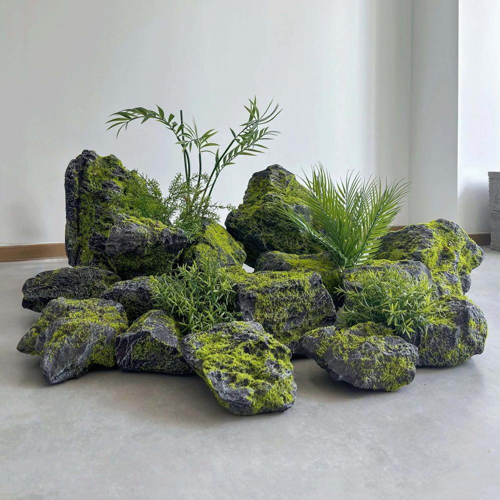 Peyzaj için Yapay Yosunlu Kaya - Bonsai Garden With Pond incelemesi ve fiyatı
