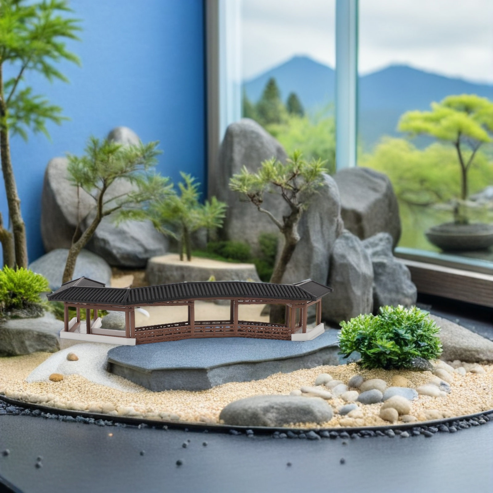 Minyatür Köprü Antik Stil Plas - Us Bonsai Garden incelemesi ve fiyatı