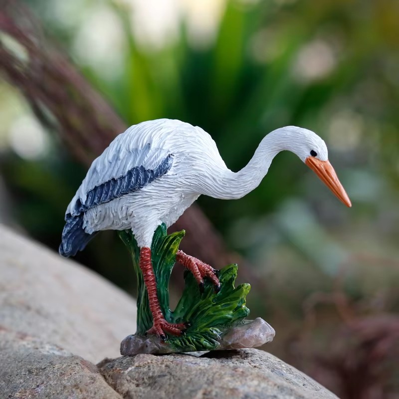 Mini Sevimli Ak Balıkçıl Vinç  - Bonsai Garden With Pond incelemesi ve fiyatı