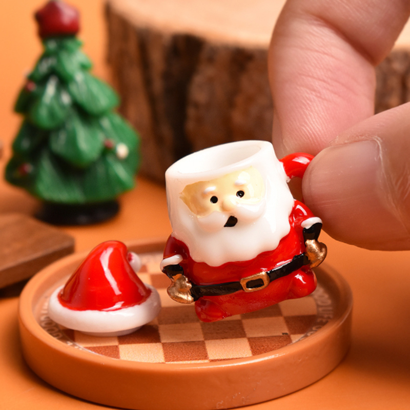 Mini Noel Baba Çay Fincanı Süs - Bonsai Garden Ornaments incelemesi ve fiyatı