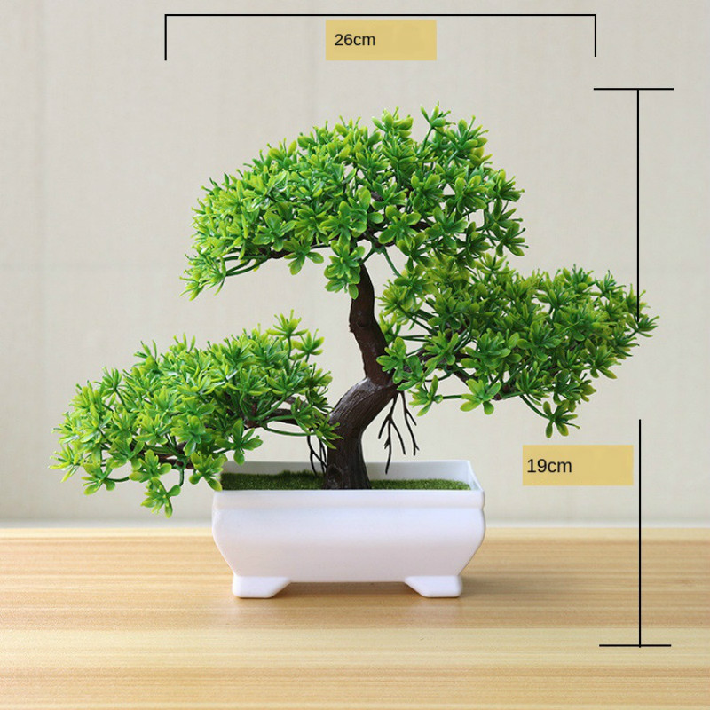 Yeni Yeşil Yapay Bitkiler Bons - Bonsai Garden Sushi incelemesi ve fiyatı